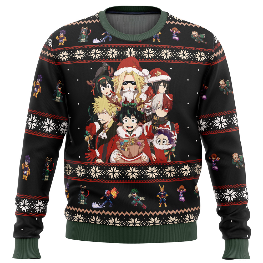 My Hero Academia Boku No Holiday Ugly Christmas Sweater