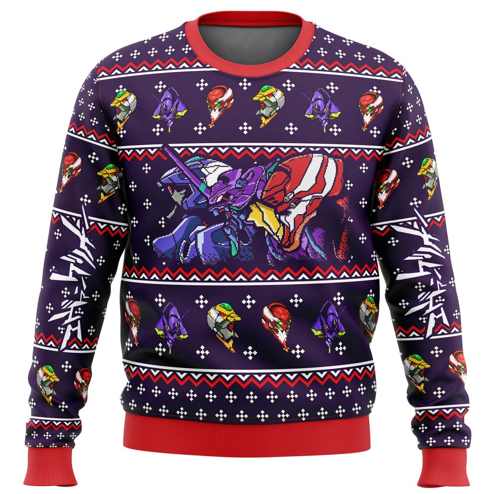 Neon Genesis Evangelion Evas Ugly Christmas Sweater