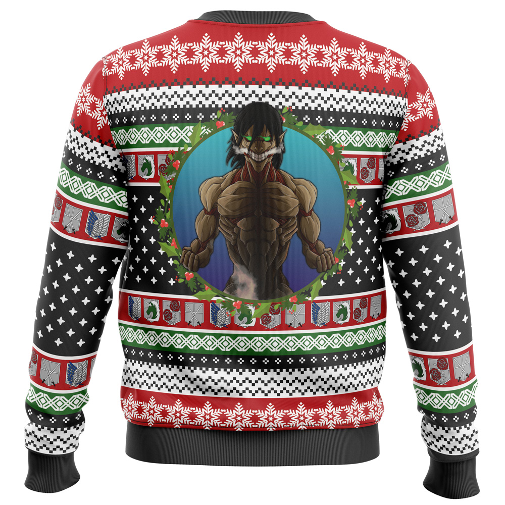 Nine Titans Attack on Titan Ugly Christmas Sweater 5