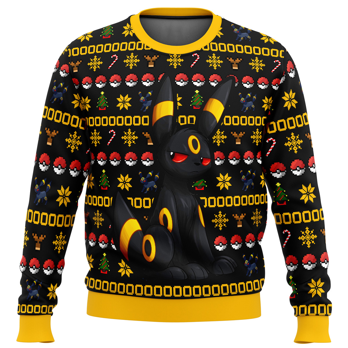 Pokemon Christmas Umbreon Ugly Christmas Sweater