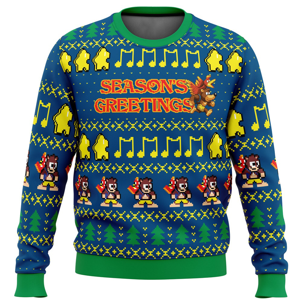 Season’s Greetings Banjo-Kazooie Ugly Christmas Sweater