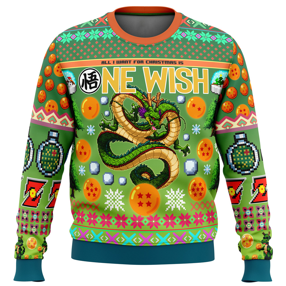 Shenron Dragon Ball Z Ugly Christmas Sweater