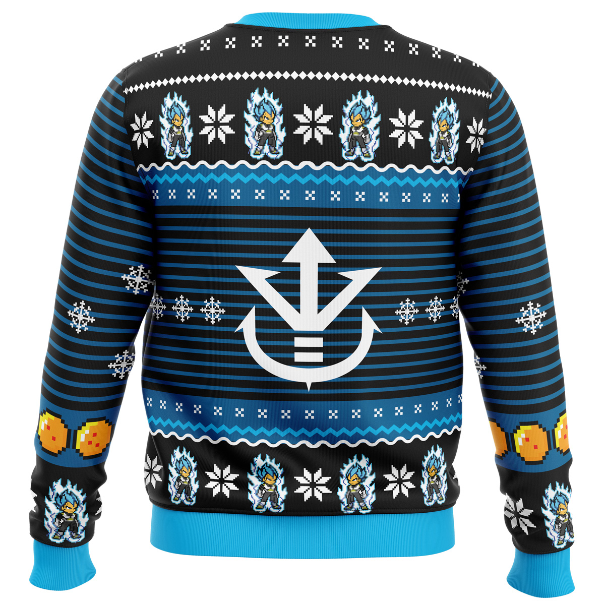 Super Saiyan Blue Vegeta Ugly Christmas Sweater