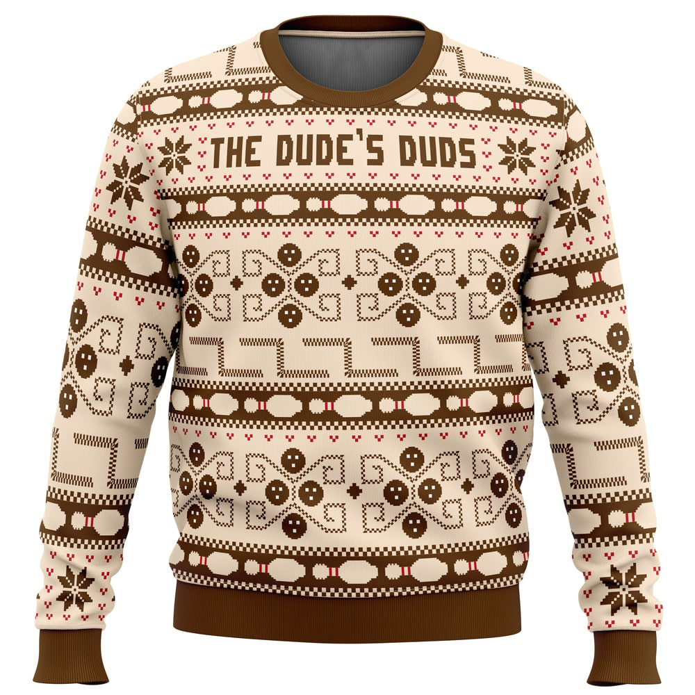 The Dude’s Duds The Big Lebowski Ugly Christmas Sweater