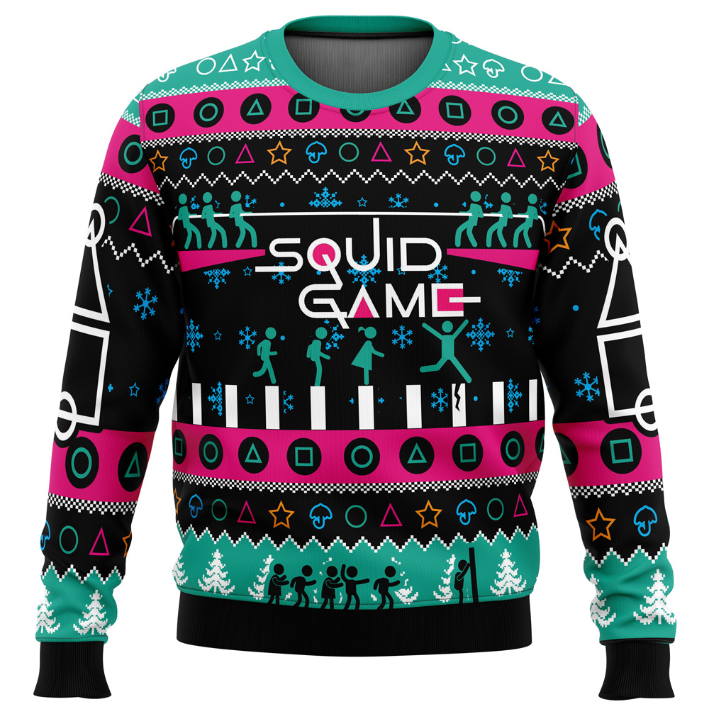 The Game is On Squid Game Christmas Sweater