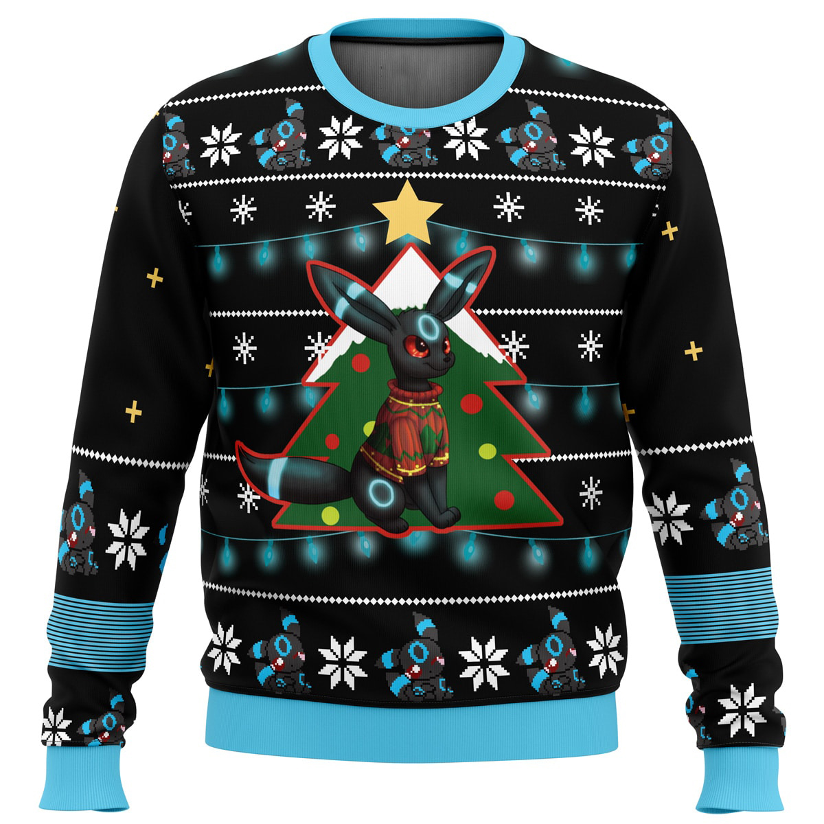 Umbreon Pokemon Ugly Christmas Sweater