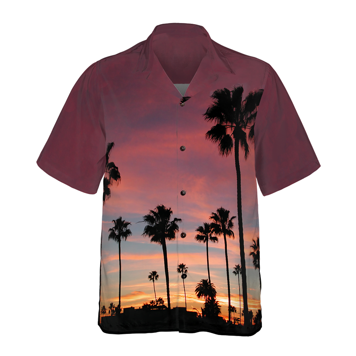 Sunset Venice Beach Men Hawaiian Shirt