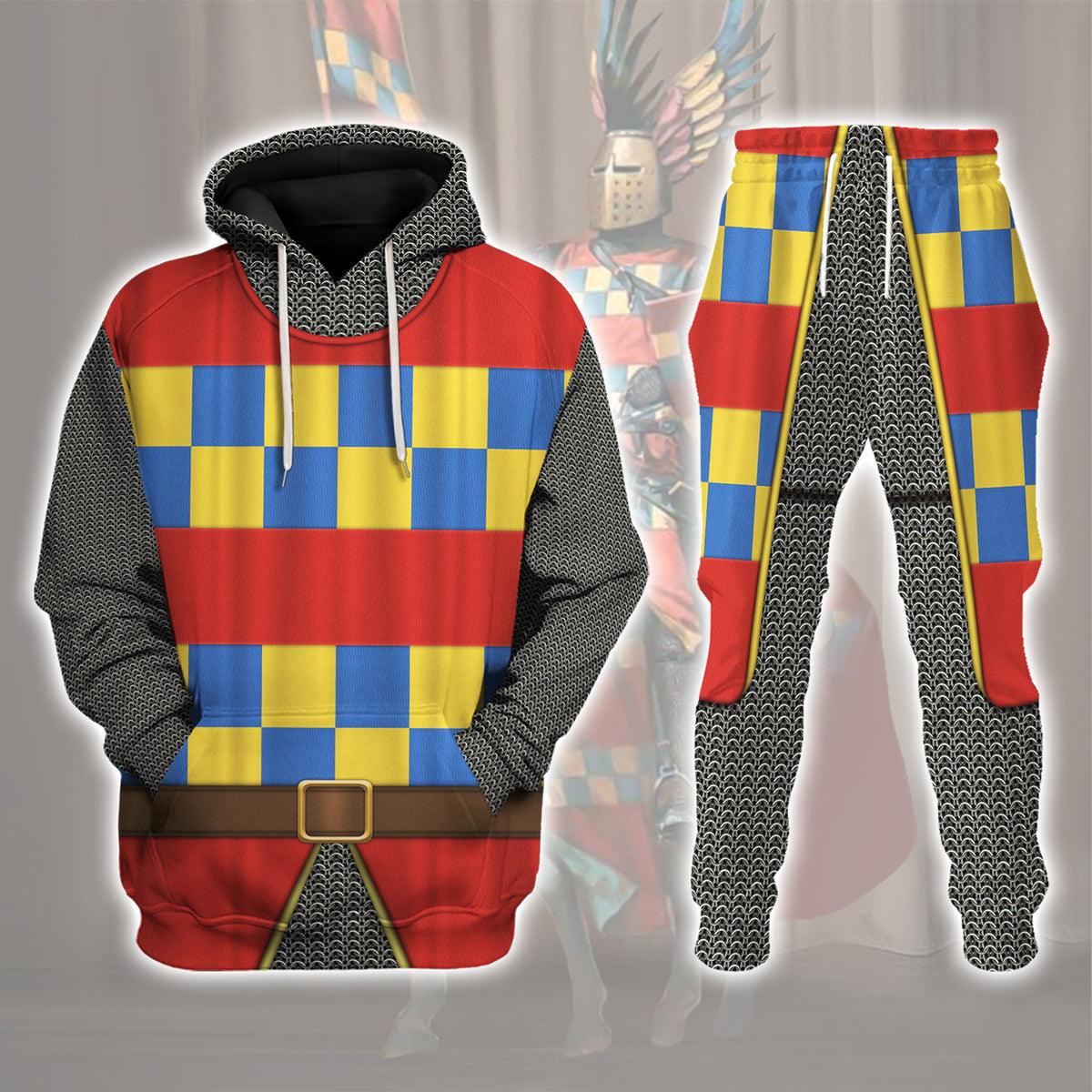 14th Century Holy Roman Empire Knight Costume Hoodie Sweatshirt T-Shirt Tracksuit