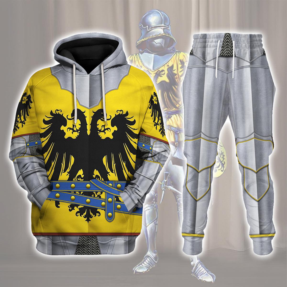 15th Century Holy Roman Empire Knight Costume Hoodie Sweatshirt T-Shirt Tracksuit