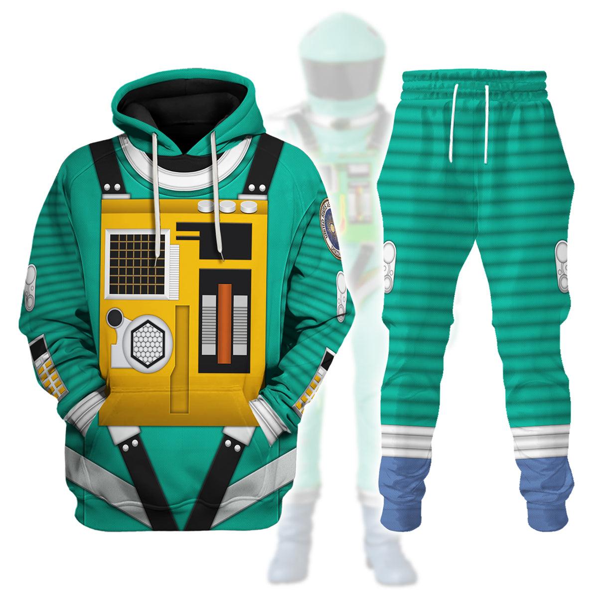 2001: Space Odyssey Iconic Costume Green Hoodie Sweatshirt T-Shirt Sweatpants