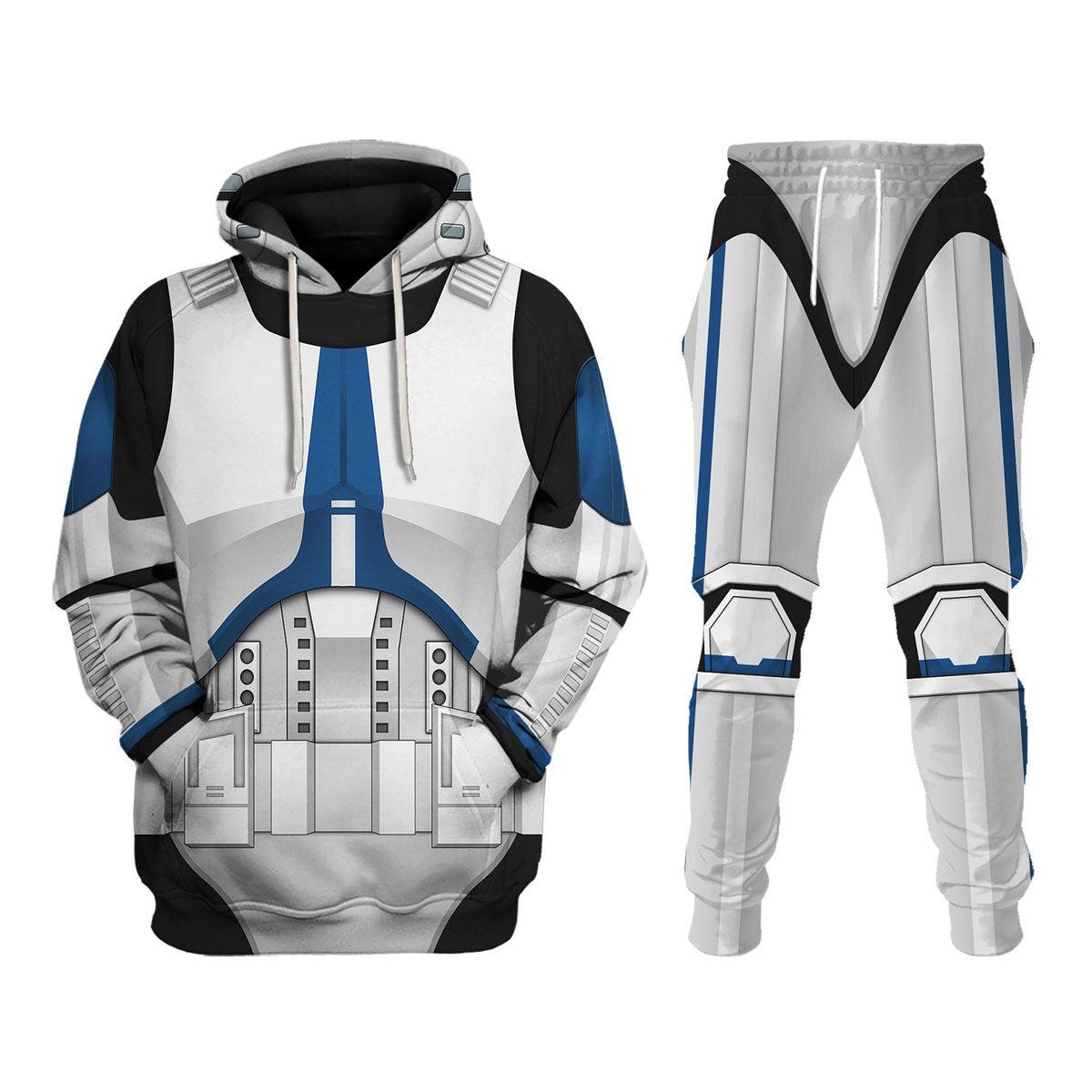 501st Clone Trooper Costume Hoodie Sweatshirt T-Shirt Sweatpants