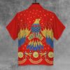 Elvis Eagle Red Unisex Hawaii Shirt 1