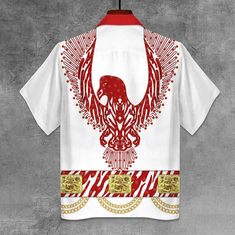 Elvis Red Phoenix Unisex Hawaii Shirt