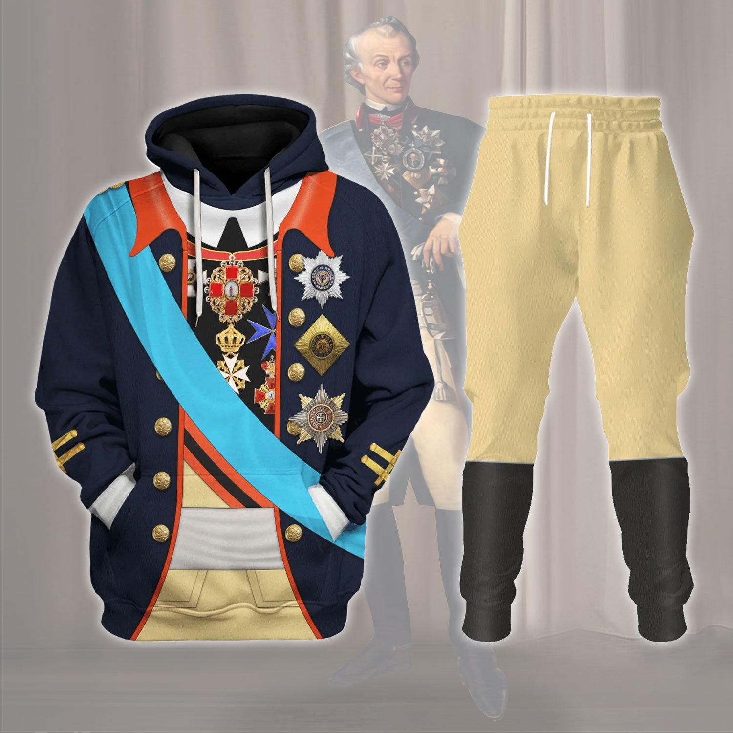 Aleksandr Vasilyevich Suvorov Costume Hoodie Sweatshirt T-Shirt Tracksuit