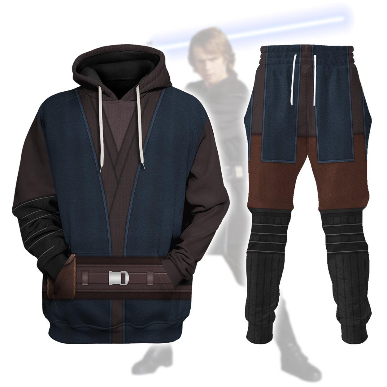 Anakin Skywalker’s Jedi Robes Costume Hoodie Sweatshirt T-Shirt Sweatpants