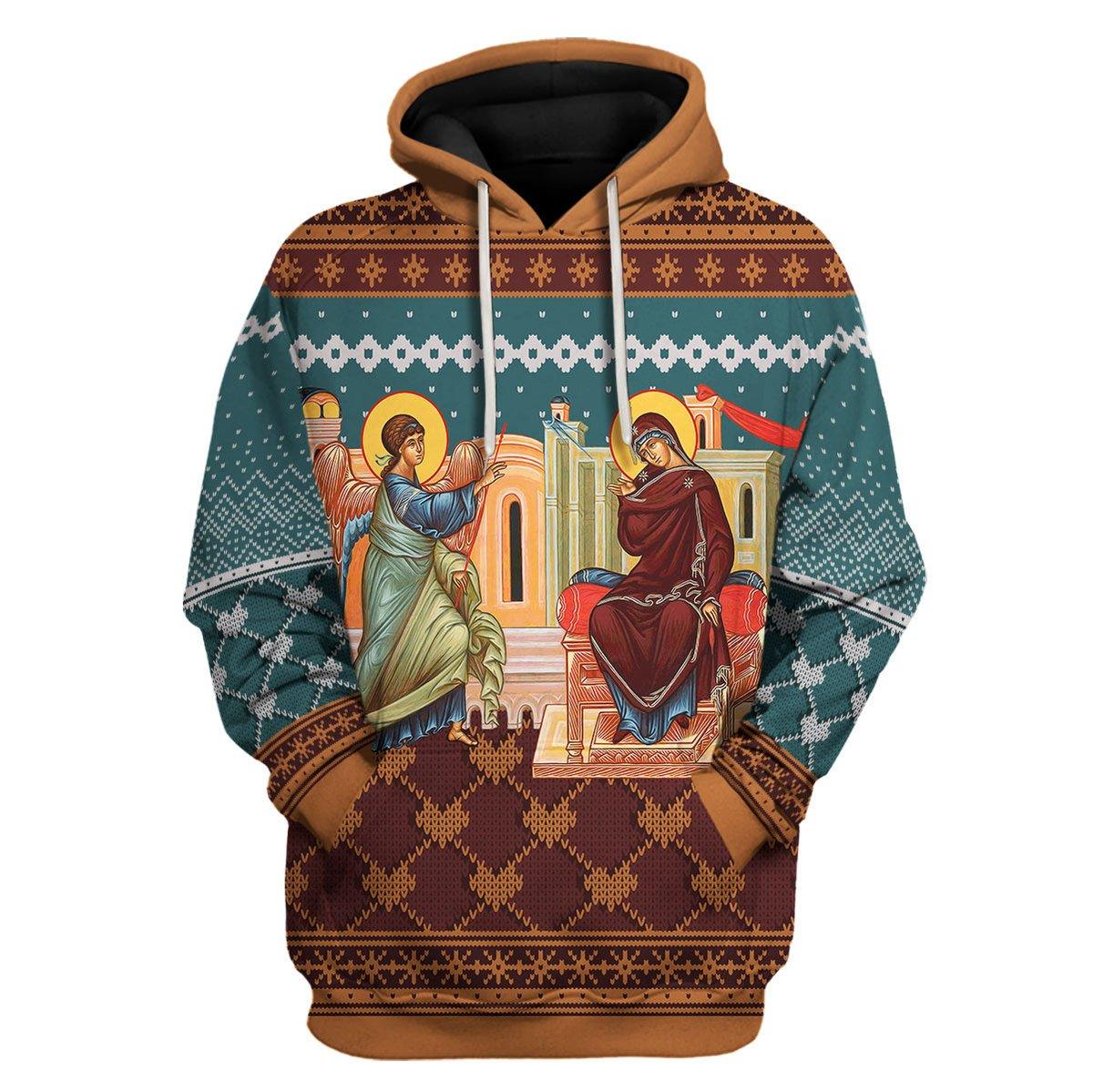 Annunciation of the Mother of God Costume Hoodie Sweatshirt T-Shirt