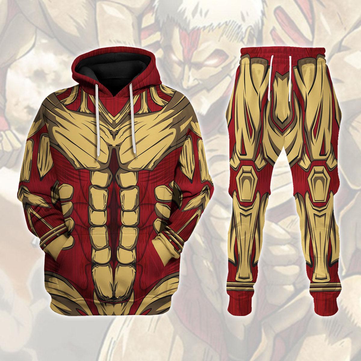 Armored Titan Costume Hoodie Sweatshirt T-Shirt Sweatpants