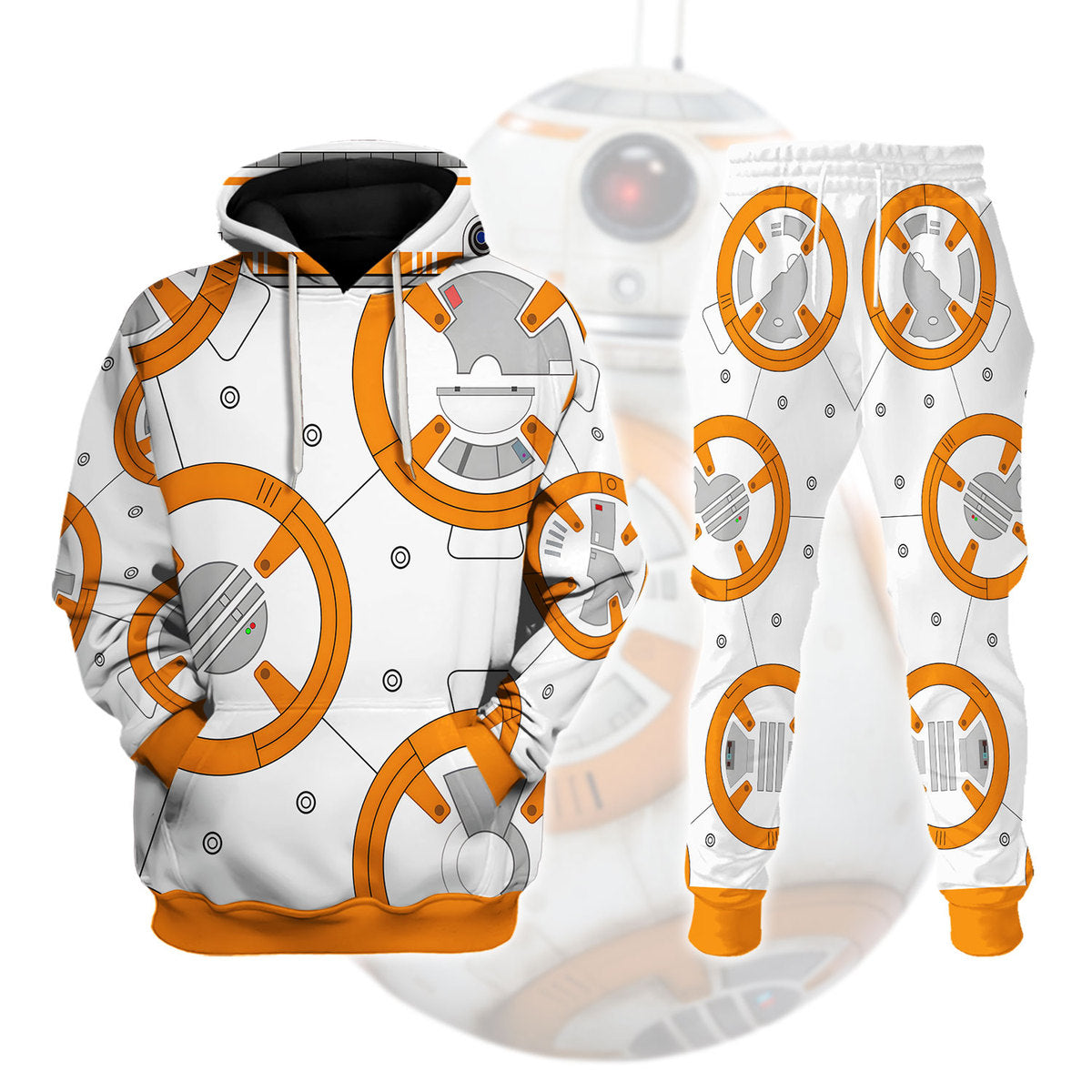 BB 8 Robot Costume Hoodie Sweatshirt T-Shirt Sweatpants