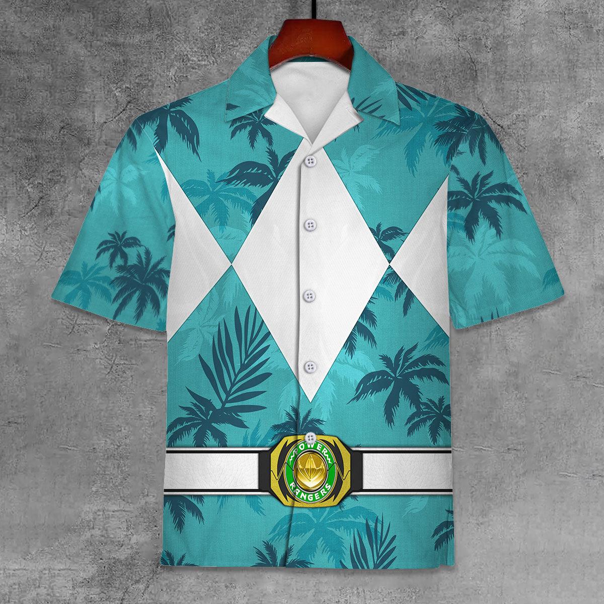 Belt Green Ranger x Tommy Vercetti Unisex Hawaiian Shirt Beach Shorts