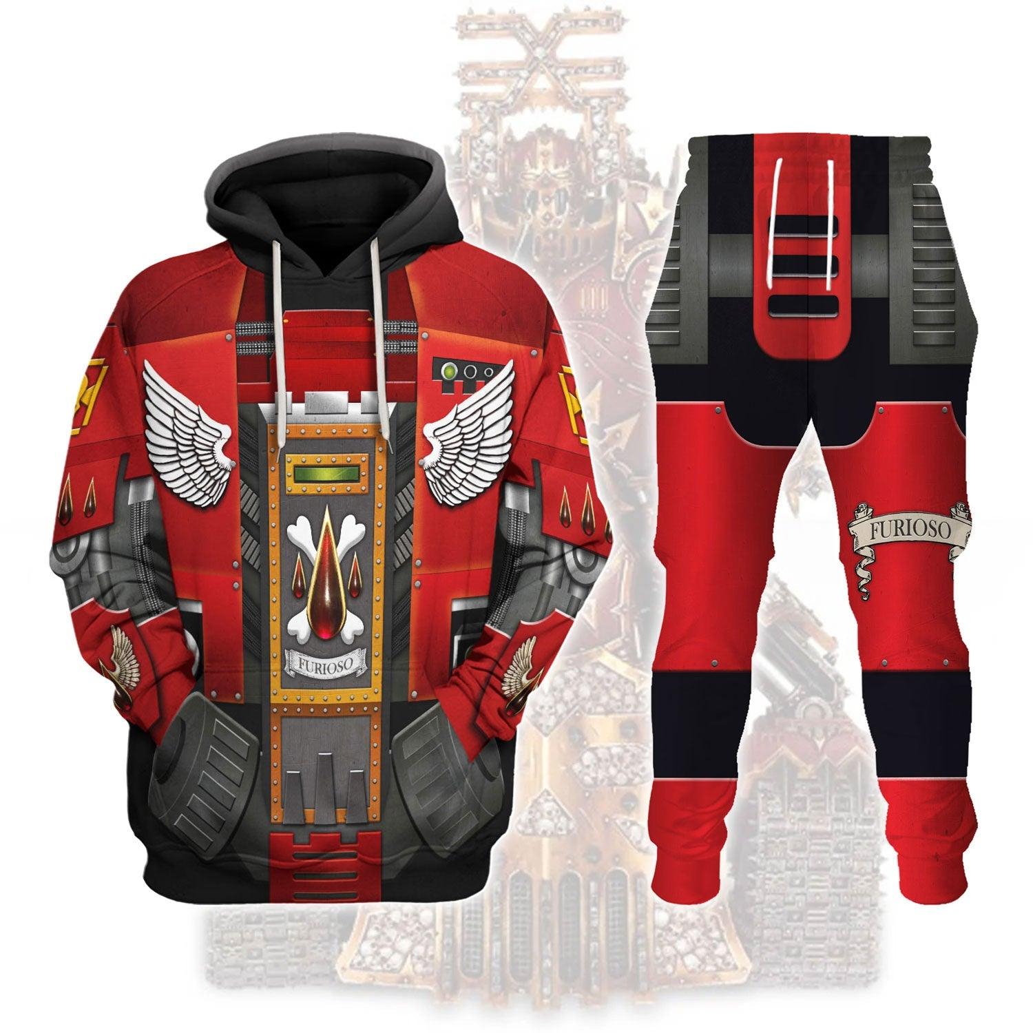 Blood Angels Furioso Dreadnought T-shirt Hoodie Sweatpants Cosplay