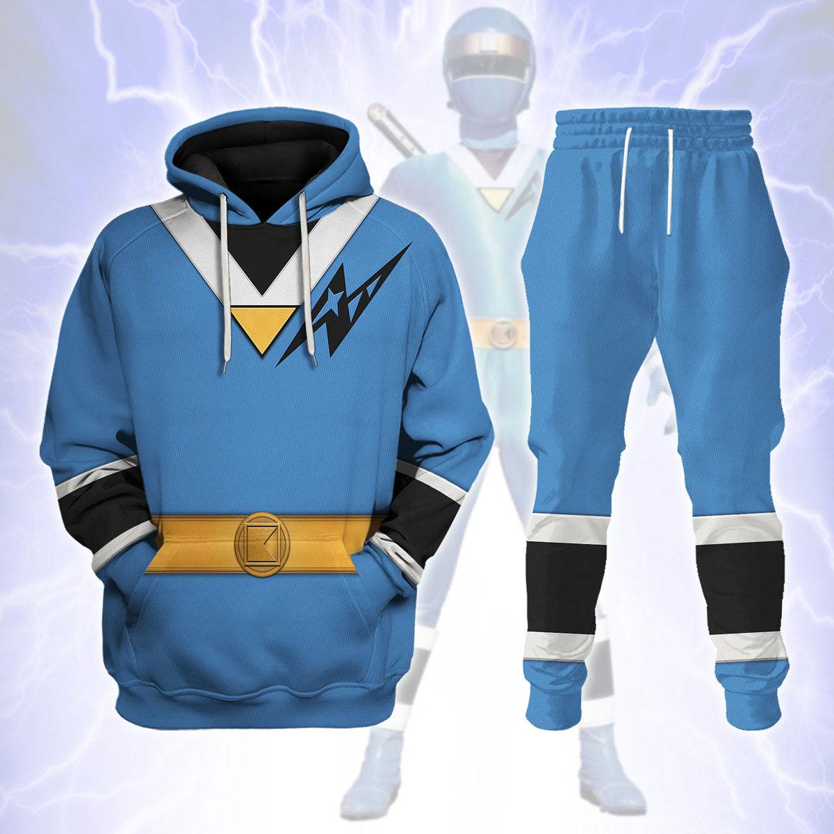 Blue Cestro Ranger Hoodies Sweatshirt T-shirt Hawaiian Sweatpants