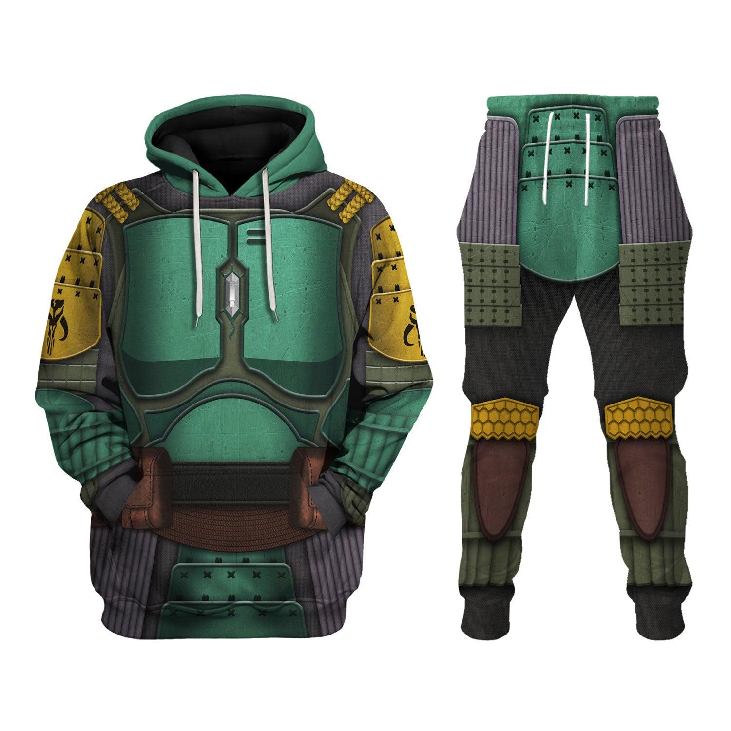 Boba Fet Samurai Costume Hoodie Sweatshirt T-Shirt Sweatpants