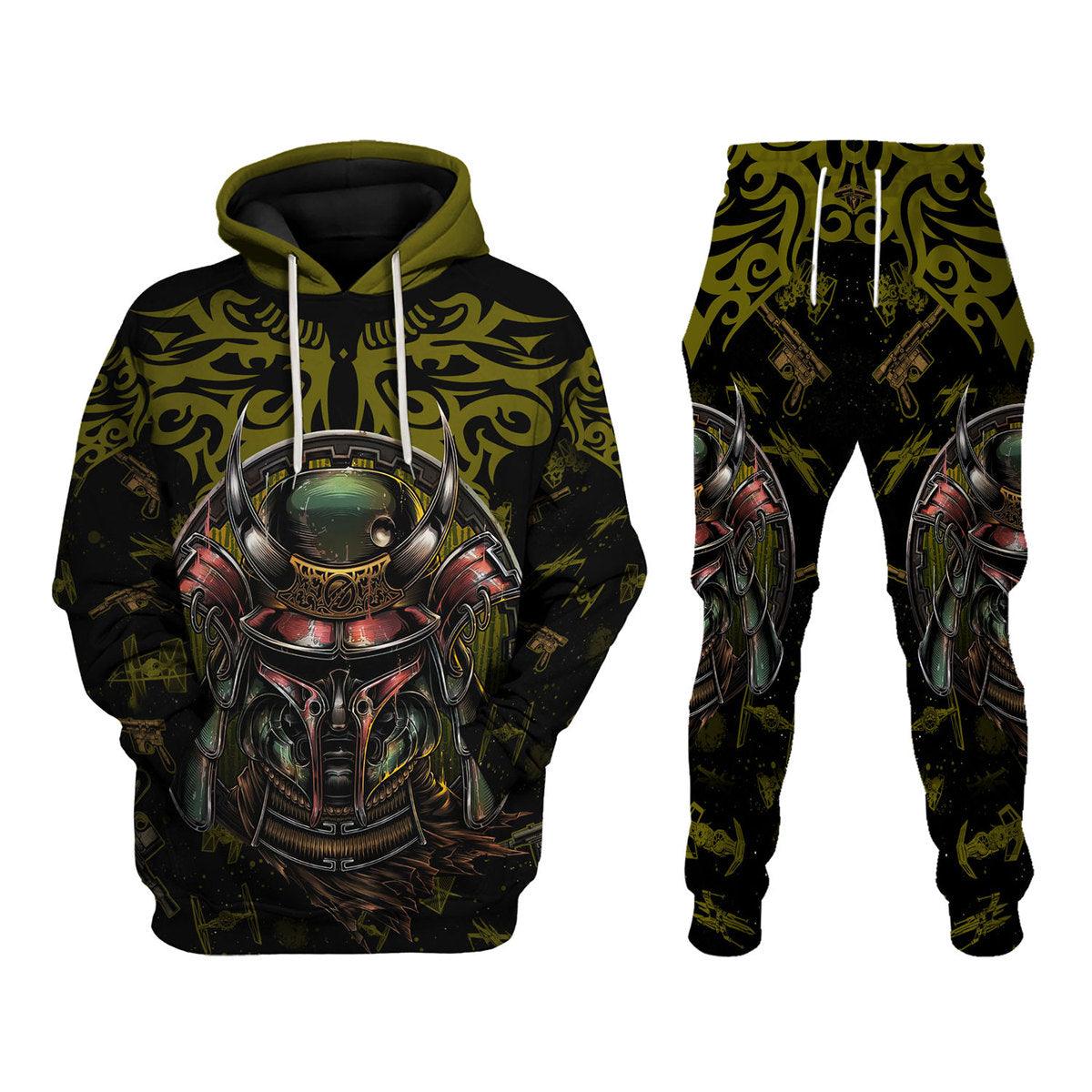 Boba Fet Samurai T-shirt Hoodie Sweatpants Apparel