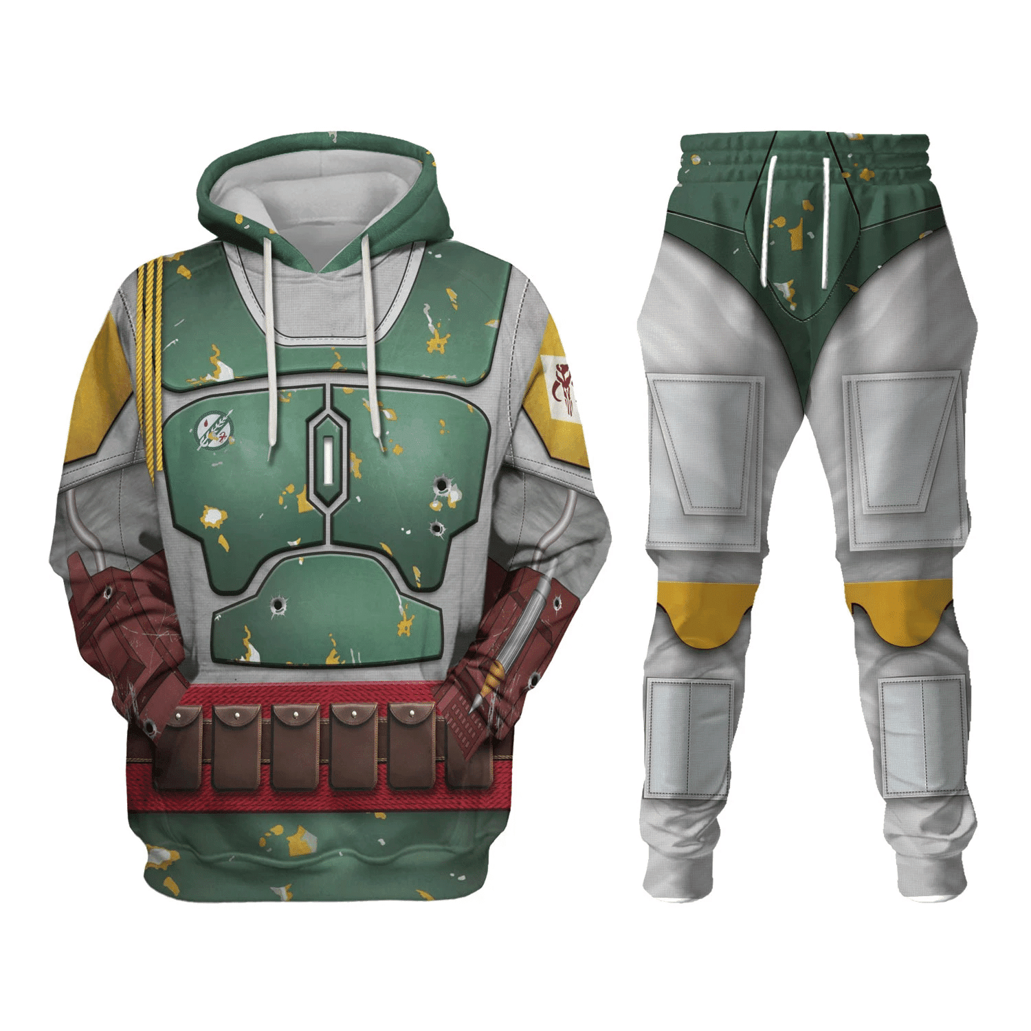 Boba Fett Costume Hoodie Sweatshirt T-Shirt Sweatpants