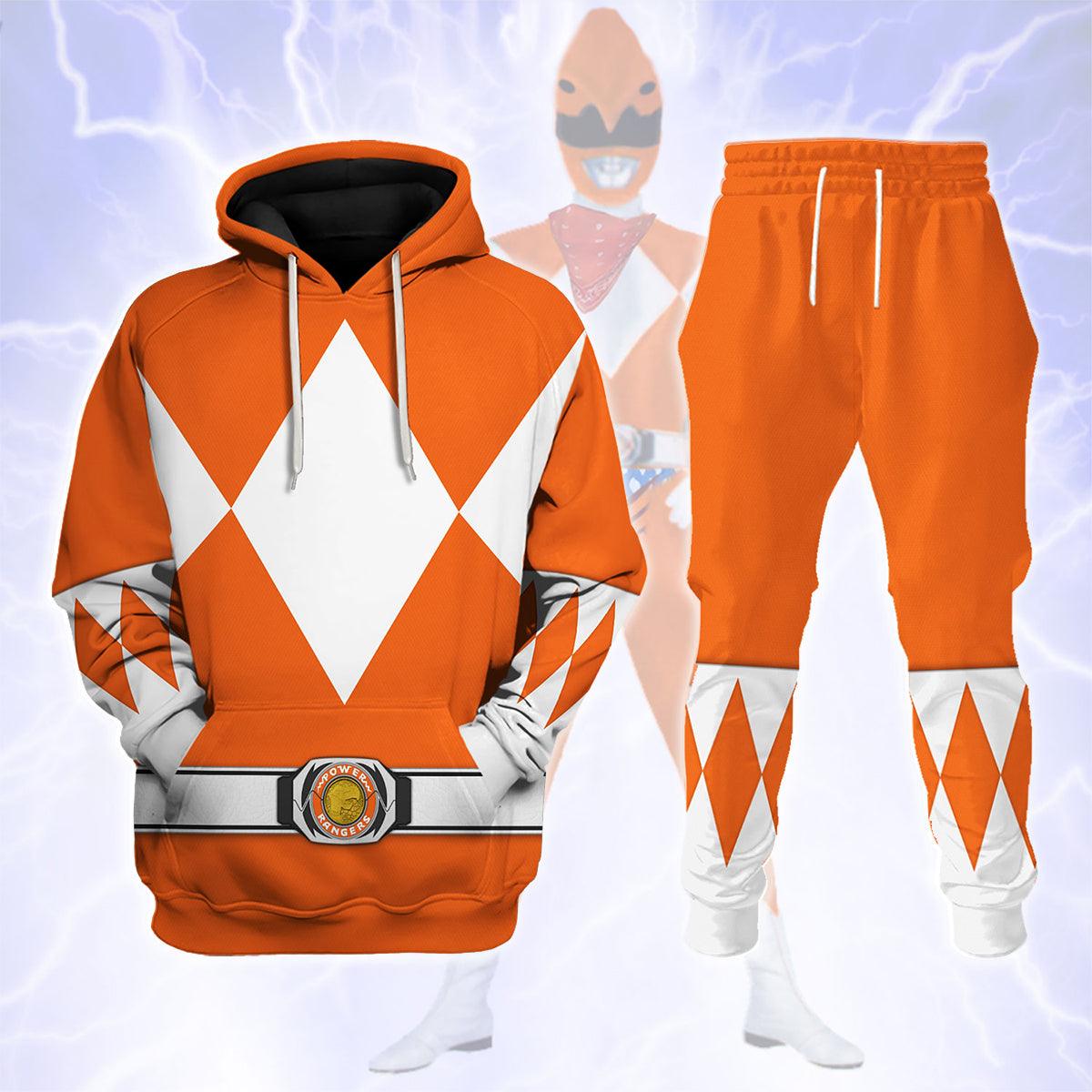 Bulk and Skull Orange Rangers Hoodies Sweatshirt T-shirt Hawaiian Sweatpants