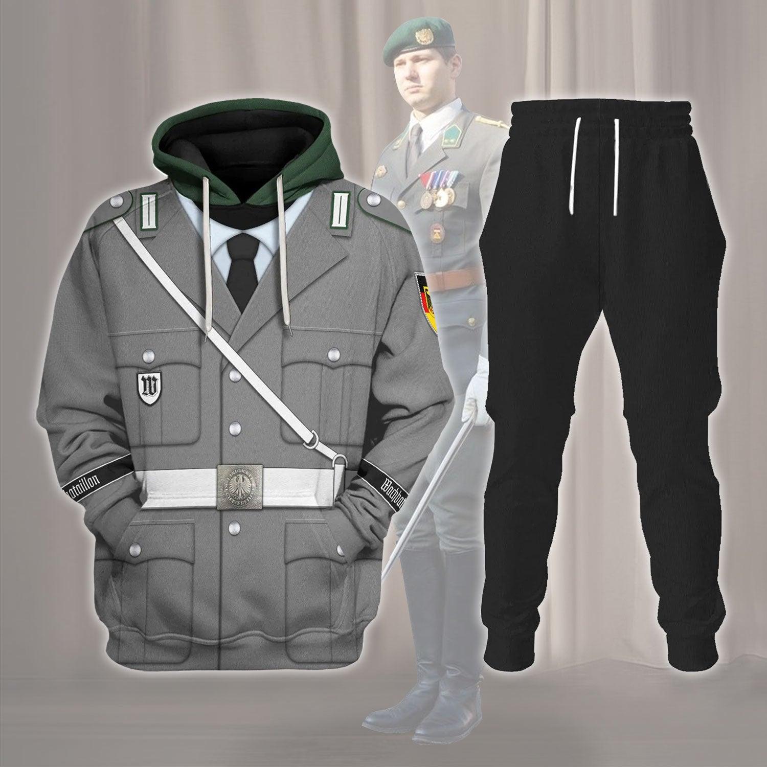 Bundeswehr Wachbataillon Hauptgefreiter Costume Hoodie Sweatshirt T-Shirt Tracksuit