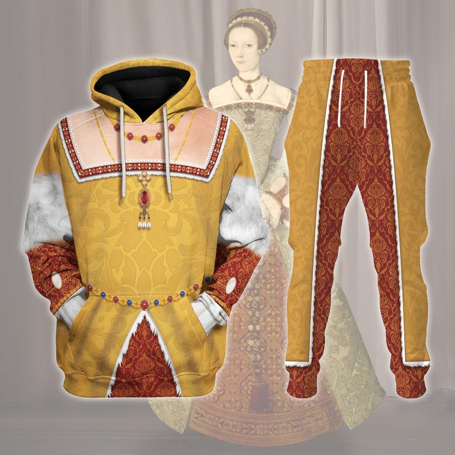 Catherine Parr Queen of England and Ireland Costume Hoodie Sweatshirt T-Shirt Tracksuit