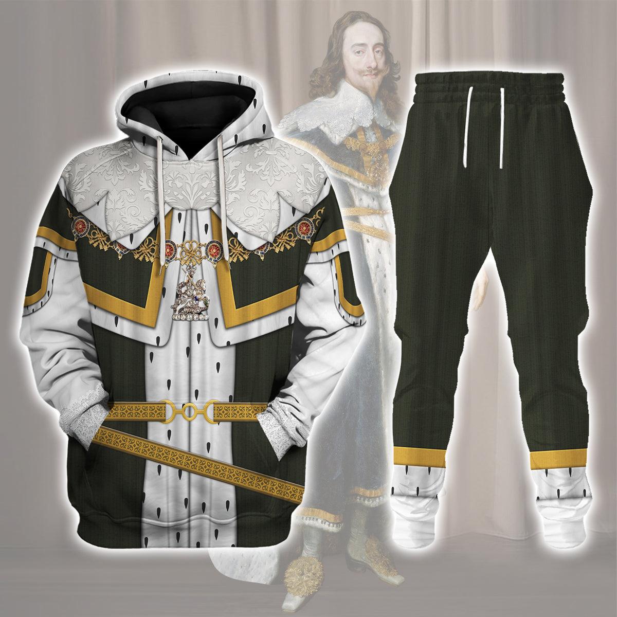 Charles I of England Costume Hoodie Sweatshirt T-Shirt Tracksuit