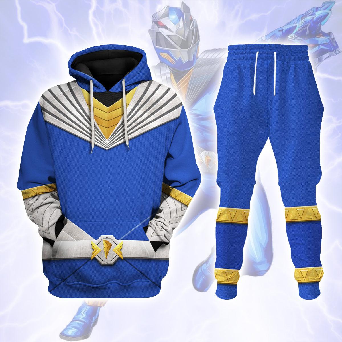 Cosmic Fury Blue Ranger Hoodies Sweatshirt T-shirt Zip Hoodies Sweatpants