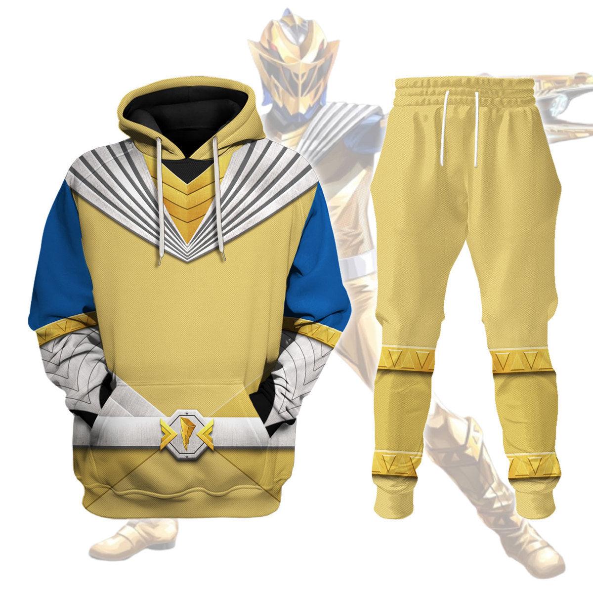 Cosmic Fury Yellow Ranger Hoodies Sweatshirt T-shirt Zip Hoodies Sweatpants