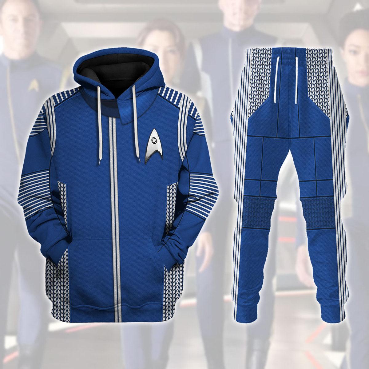 Discovery Uniform Silver Hoodie Sweatshirt T-Shirt Sweatpants Apparel