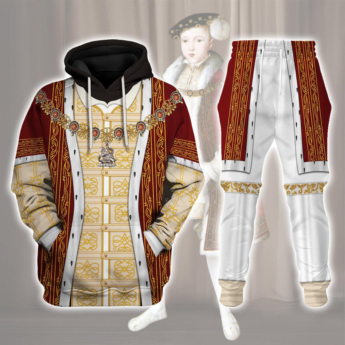 Edward VI of England Costume Hoodie Sweatshirt T-Shirt Tracksuit