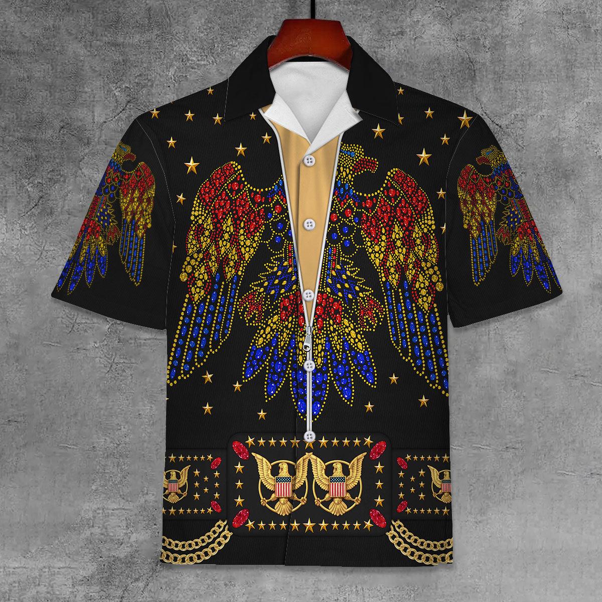 Elvis Aloha from Hawaii Black Unisex Hawaii Shirt