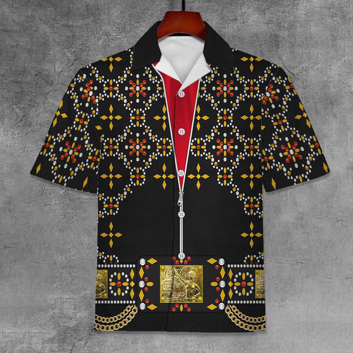 Elvis Black Conquistador Unisex Hawaii Shirt