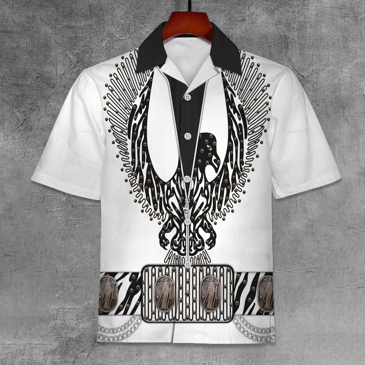 Elvis Black Phoenix Unisex Hawaii Shirt