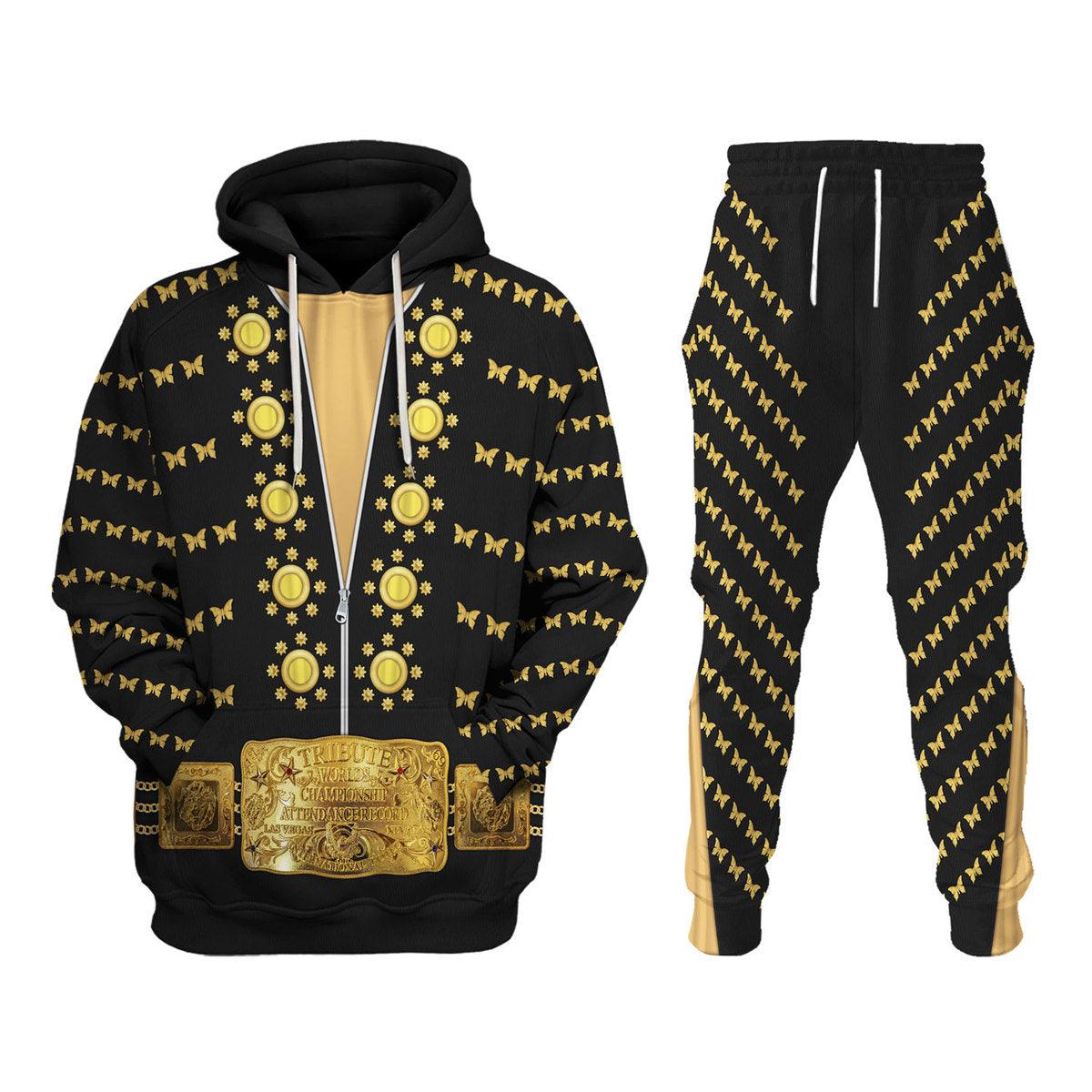 Elvis Butterfly Costume Hoodie Sweatshirt T-Shirt Sweatpants