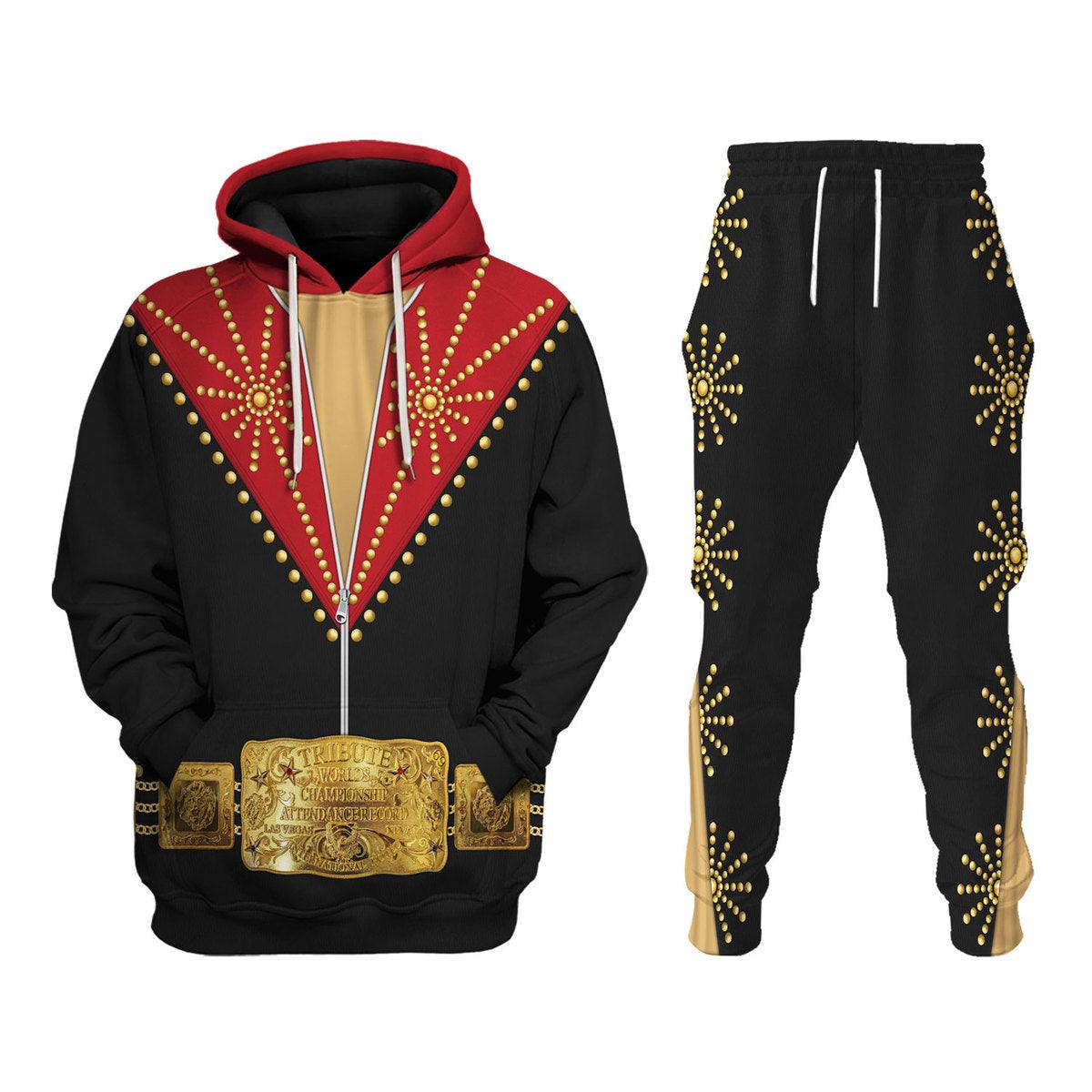 Elvis Cisco Red Costume Hoodie Sweatshirt T-Shirt Sweatpants