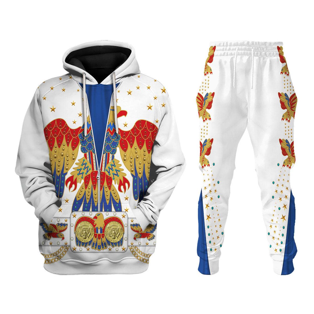 Elvis EAGLE Costume Hoodie Sweatshirt T-Shirt Sweatpants