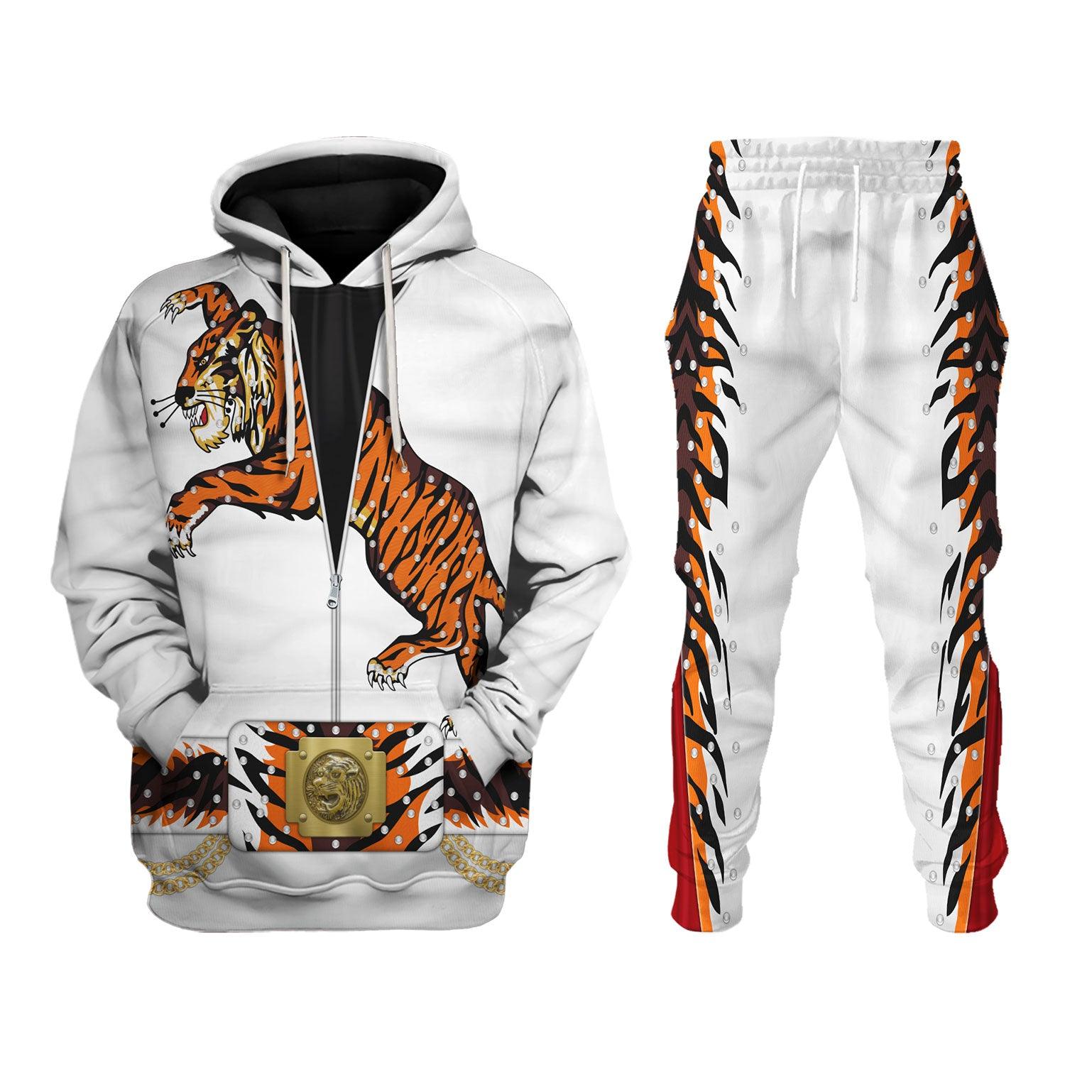 Elvis Presley Tiger Costume Hoodie Sweatshirt T-Shirt Sweatpants