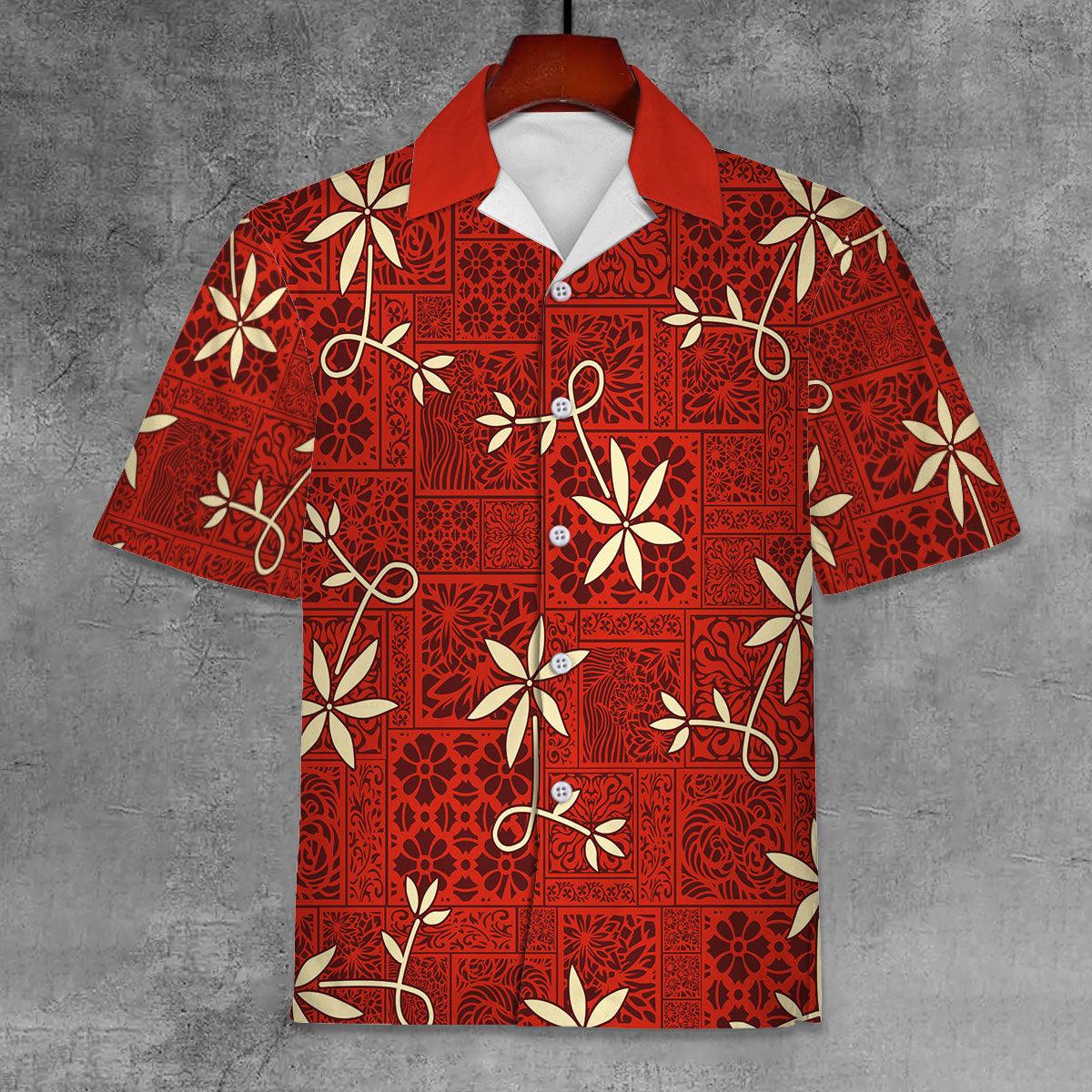 Elvis Retro Blue Unisex Hawaii Shirt