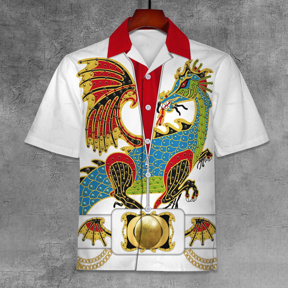 Elvis The Dragon Unisex Hawaii Shirt