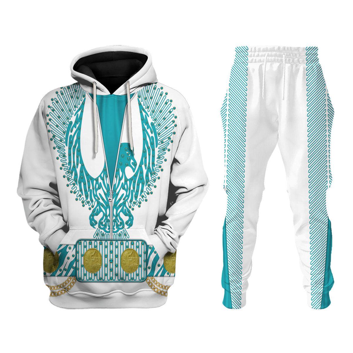 Elvis Turquoise Phoenix Costume Hoodie Sweatshirt T-Shirt Sweatpants