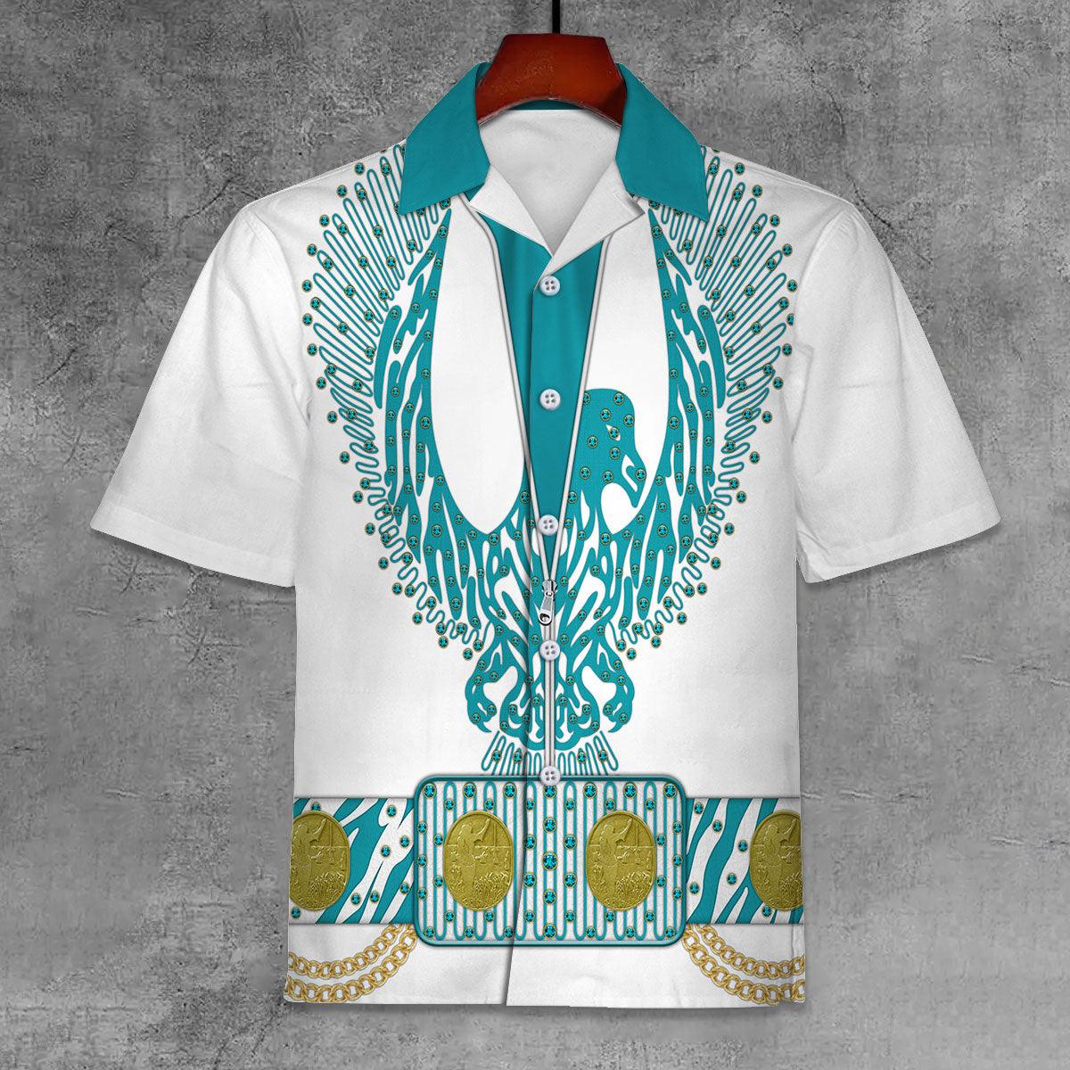 Elvis Turquoise Phoenix Unisex Hawaii Shirt