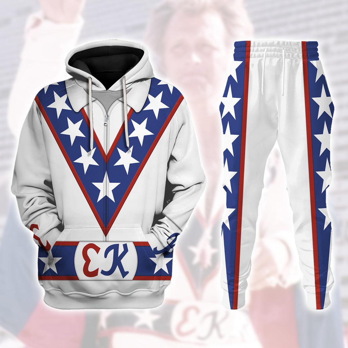 Evel Knievel Costumes T-shirt Hoodie Sweatpants Apparel