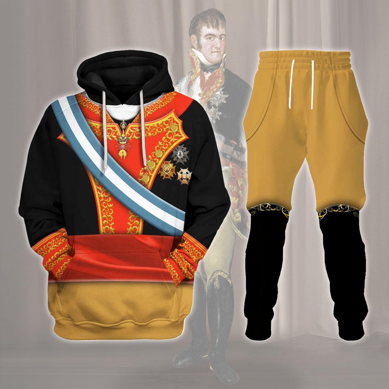 Ferdinand VII Of Spain Costume Hoodie Sweatshirt T-Shirt Tracksuit