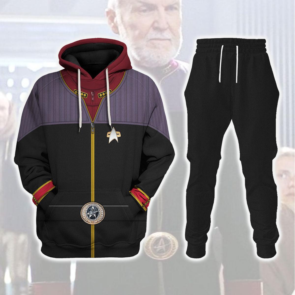 Flag Officer Star Trek T-shirt Hoodie Sweatpants Apparel